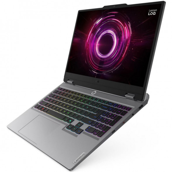 Ноутбук Lenovo LOQ 15AHP10 (83JG003DPB) (15.6&amp;quot;,  IPS, AMD Ryzen 5 220, 6 ядер, 16 ГБ DDR5, SSD 512 ГБ, NVIDIA GeForce RTX 5050 - 8 ГБ, без ОС), серый в Воронеже