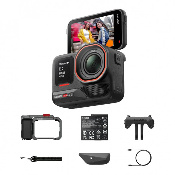 Экшн-камера Insta360 Ace Pro 2 Single Battery Xplorer Bundle, Gray в Воронеже