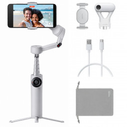 Стабилизатор Insta360 Flow 2 AI Tracker Bundle, Stone Gray