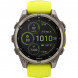 Умные часы Garmin Fenix 8, 51 мм, Solar, Sapphire Titanium with AMP Yellow/Graphite Silicone Band 010-02907-20 в Воронеже