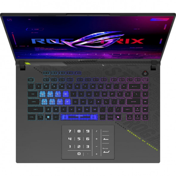 Ноутбук ASUS ROG Strix G16 G614FM-WS94 (16&amp;quot;, IPS, AMD Ryzen 9 9955HX 2.5ГГц, 16 ядер, 16ГБ DDR5, 1ТБ SSD, NVIDIA GeForce RTX 5060 8 ГБ, Windows 11 Home), серый в Воронеже