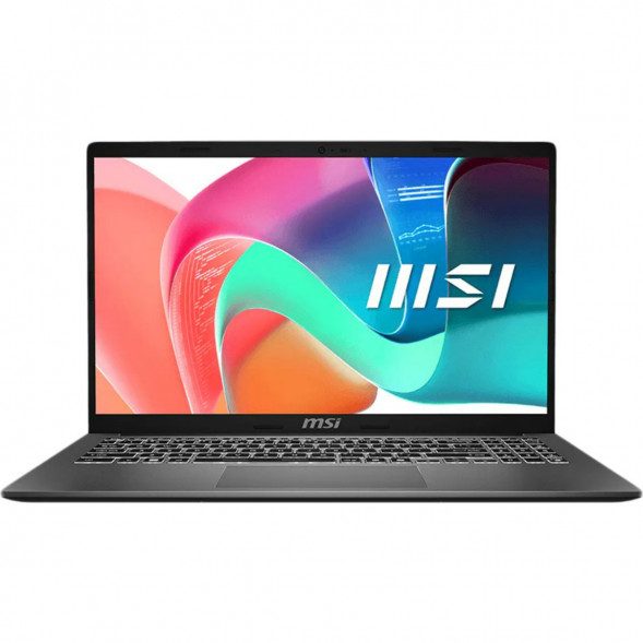 Ноутбук MSI Modern 15 F1MXG-1278XRU (15.6&amp;quot;, IPS, Intel Core 7 150U 1.8ГГц, 10 ядер, 16ГБ DDR5, 512ГБ SSD, Intel Iris Xe Graphics, без ОС), серый в Воронеже